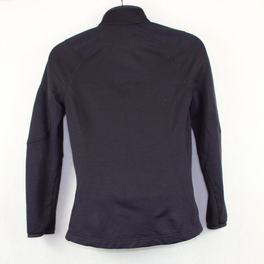 Icebreaker Merino Wool Zip Jacket Sweatshirt Womens Large - Picture 2 of 7